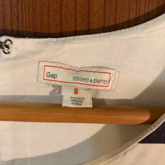 Horizontal blue stripe Gap dress - Picture 3 of 3